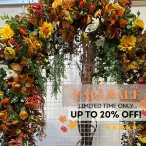 Moody Fall Flower Garland