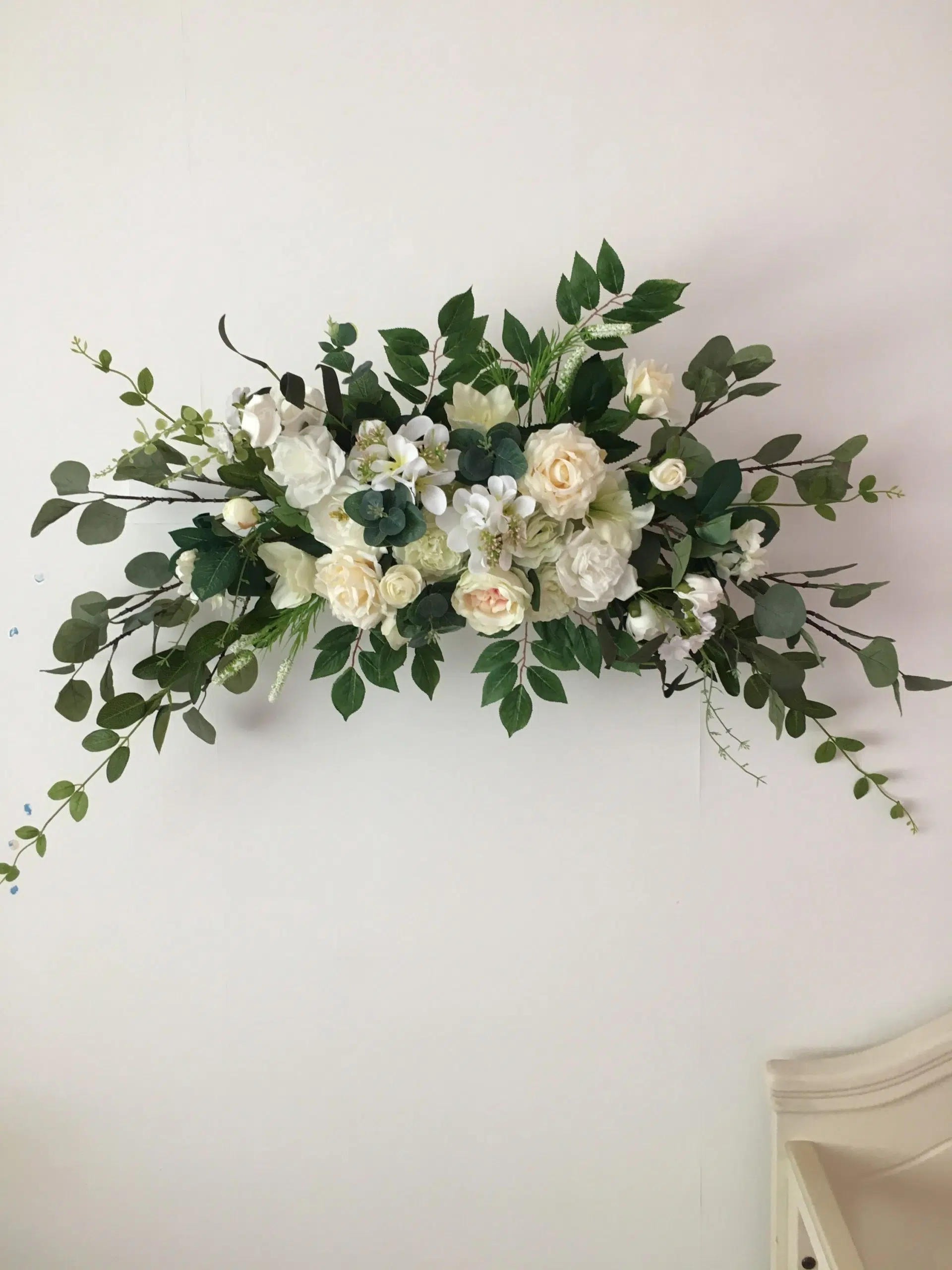 IVY CRUZ Flower Walls, Floral Arrangements | Commercial and Functions Bridal Arch Arrangement Swag