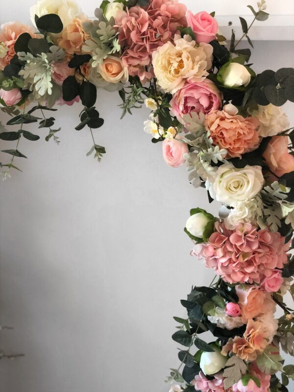 Blush Pink Artificial Flower Garlands - Image 5