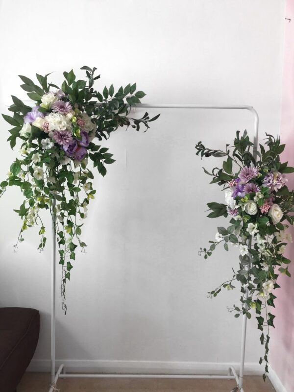 Lilac Bridal Arch Wedding Swag Set