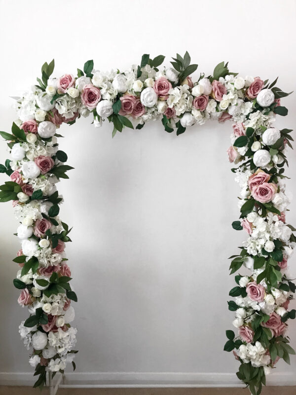 Dusty Pink Mauve Flower Garland