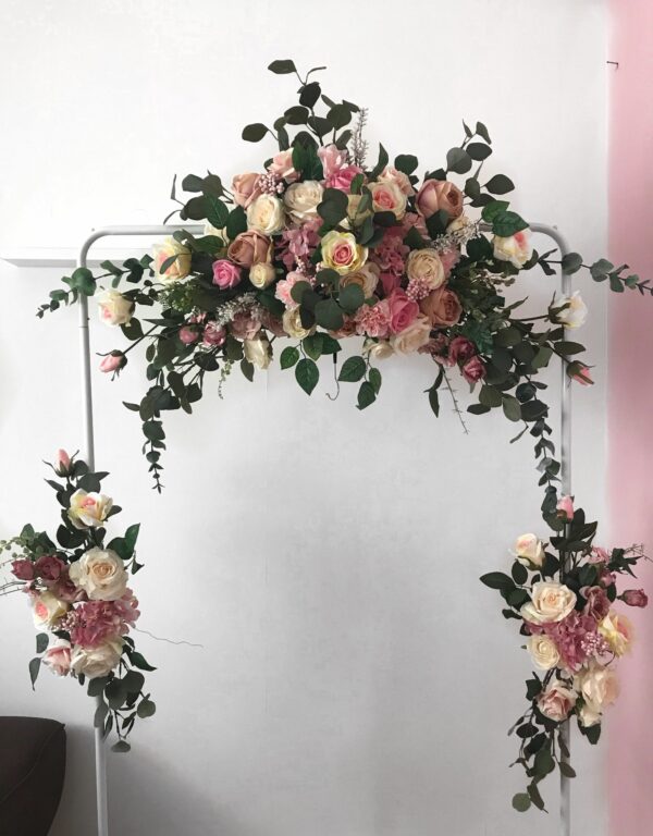 Blush Floral Wedding Arch