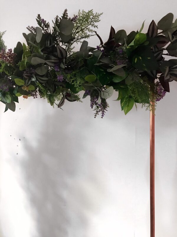 Rustic Wedding Flower Garland Foliage and Lavender Event Decor - Image 6