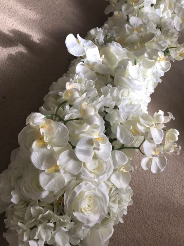 Orchids Artificial Wedding Flower Garland - Image 2