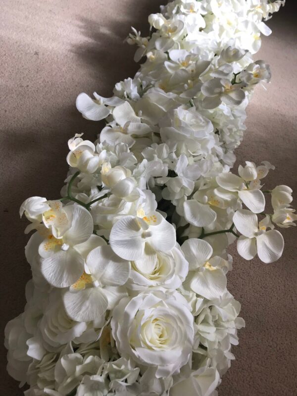 Orchids Artificial Wedding Flower Garland - Image 6