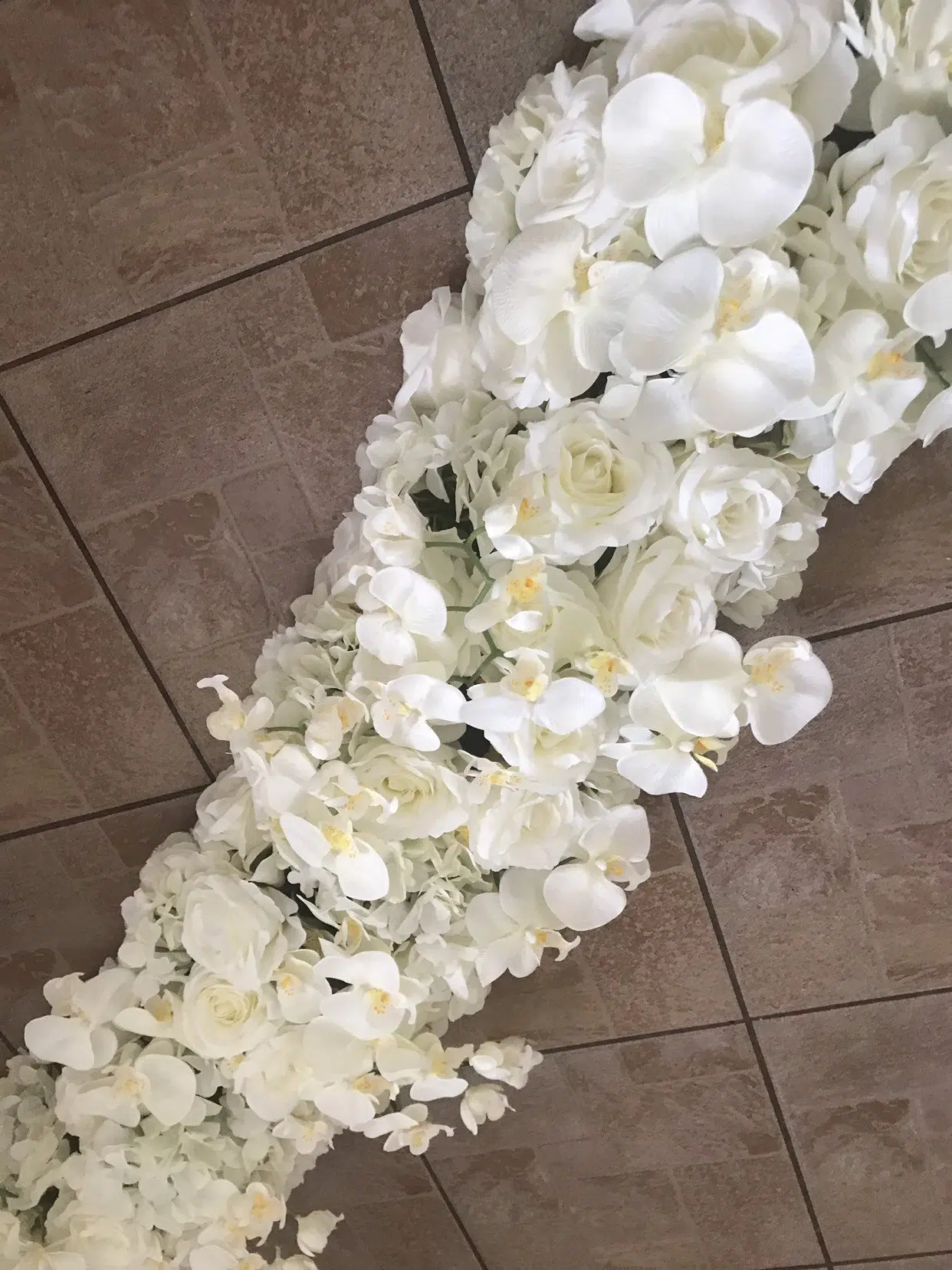 IVY CRUZ Flower Walls, Floral Arrangements | Commercial and Functions Orchids Artificial Wedding Flower Garland - Image 7