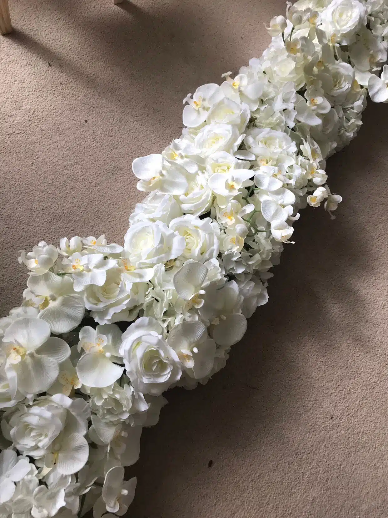 IVY CRUZ Flower Walls, Floral Arrangements | Commercial and Functions Orchids Artificial Wedding Flower Garland - Image 8