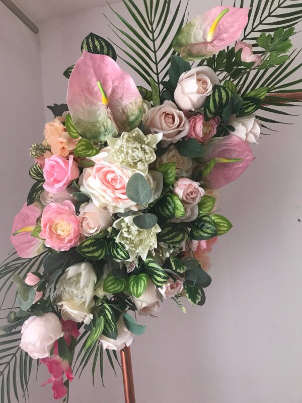 Tropical Flower Wedding Arch Swag