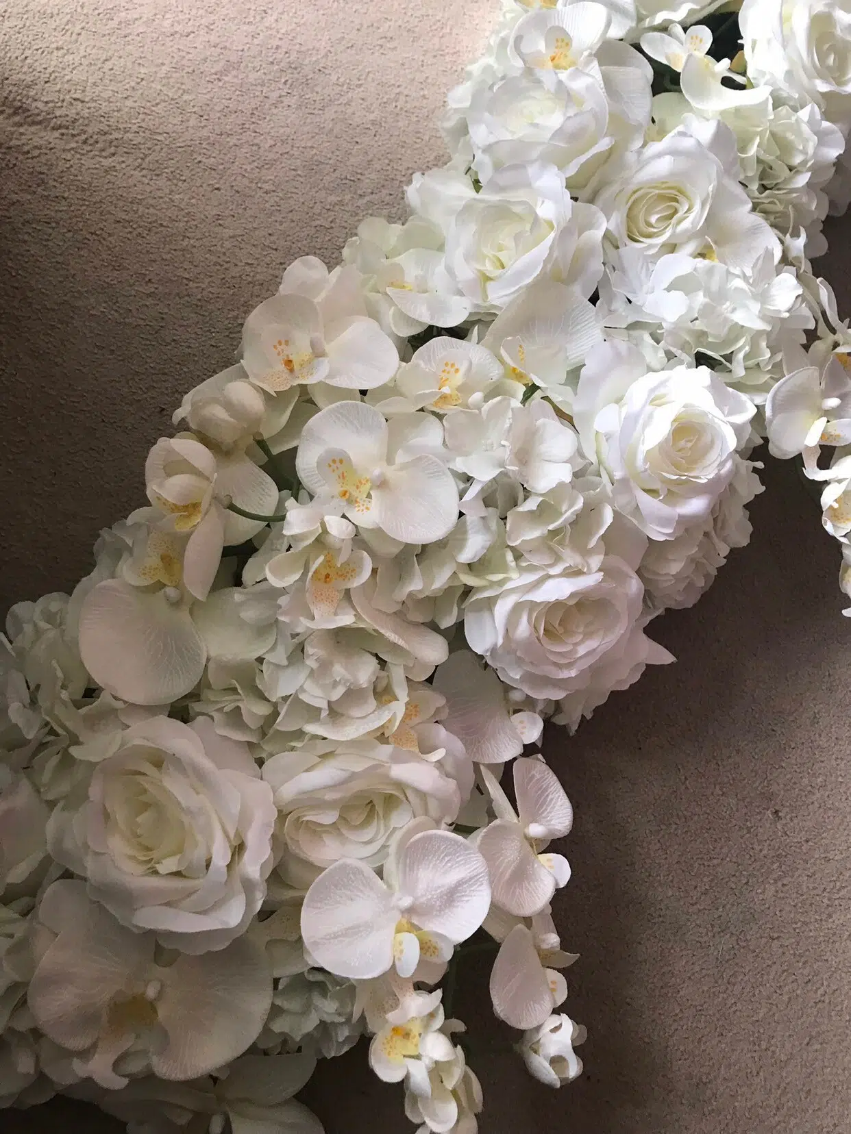 IVY CRUZ Flower Walls, Floral Arrangements | Commercial and Functions Orchids Artificial Wedding Flower Garland - Image 4