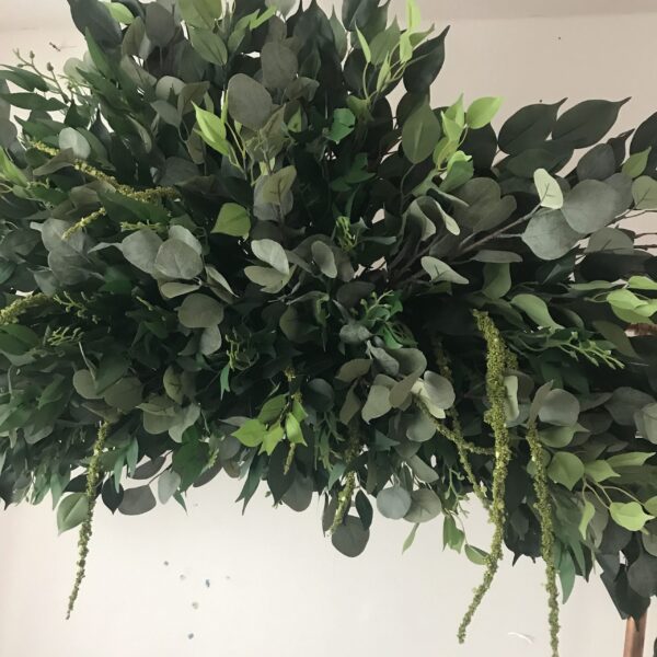 Large Eucalyptus Wedding Swag - Artificial Flower Arrangement - Image 3