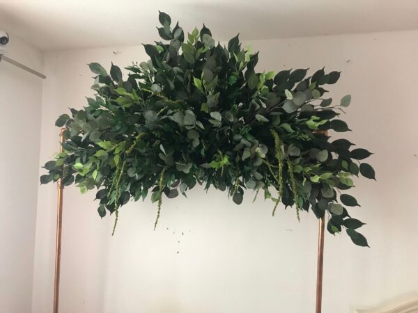 Large Eucalyptus Wedding Swag - Artificial Flower Arrangement - Image 6