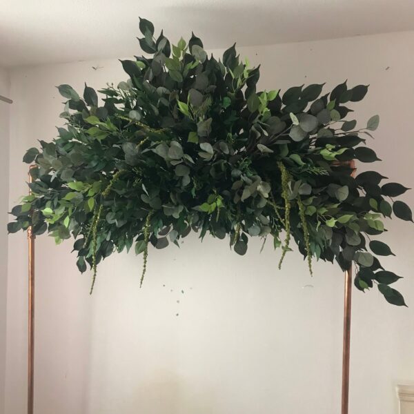 Large Eucalyptus Wedding Swag - Artificial Flower Arrangement - Image 5