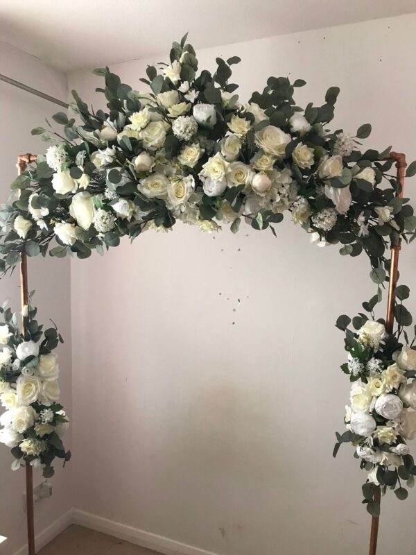 Eucalyptus & Rose Arch Flower Arrangement - Image 2