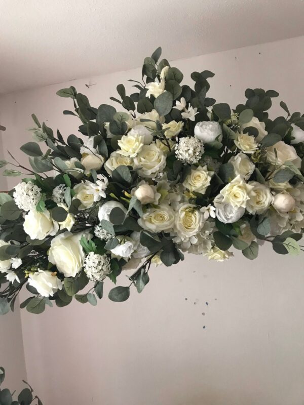 Eucalyptus & Rose Arch Flower Arrangement - Image 4