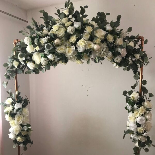 Eucalyptus & Rose Arch Flower Arrangement - Image 5