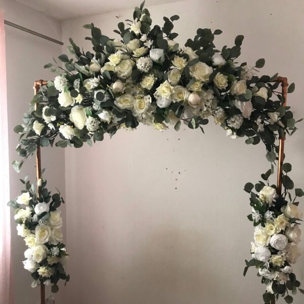 Eucalyptus & Rose Arch Flower Arrangement - Image 6