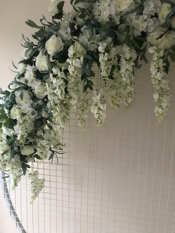 Wisteria Wedding Flower Garland Backdrop Arch Decor - Image 5