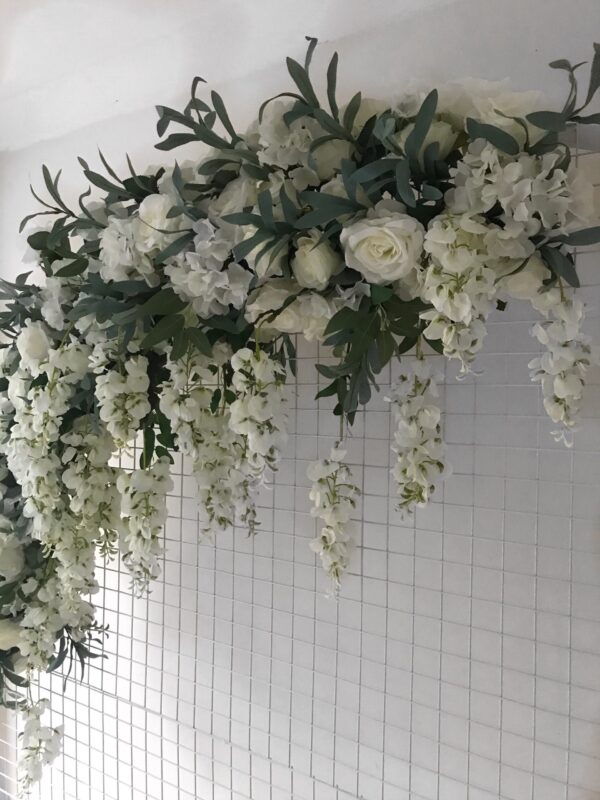 Wisteria Wedding Flower Garland Backdrop Arch Decor - Image 2