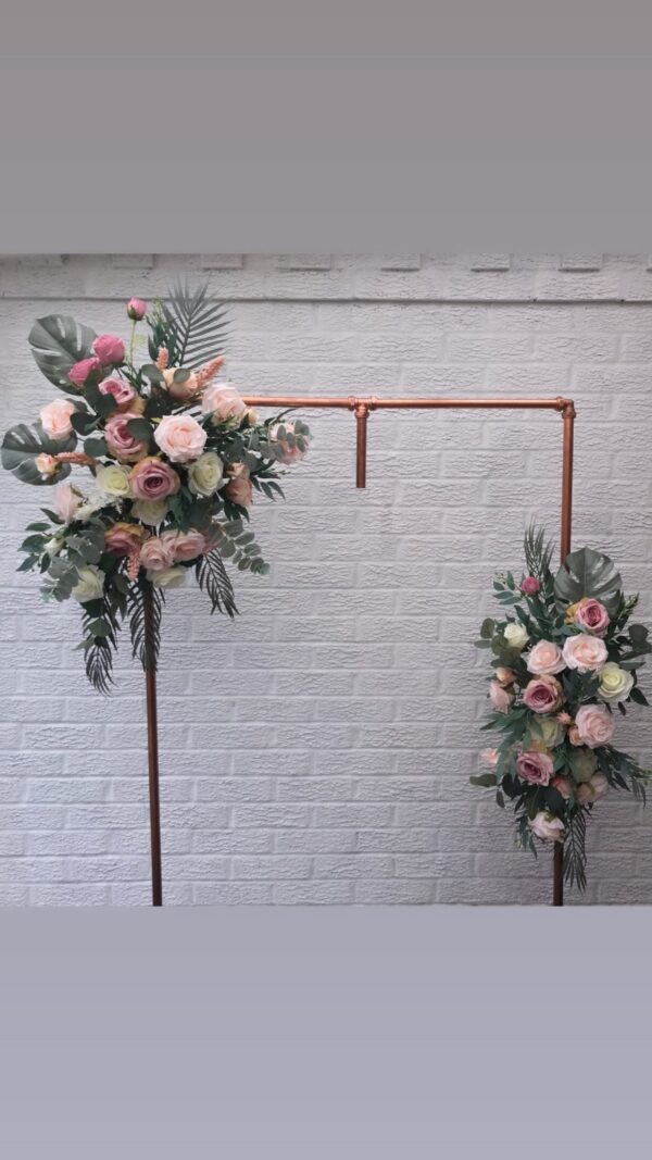 Boho Pink Pampas Flower Set - Arch Arrangement - Image 3