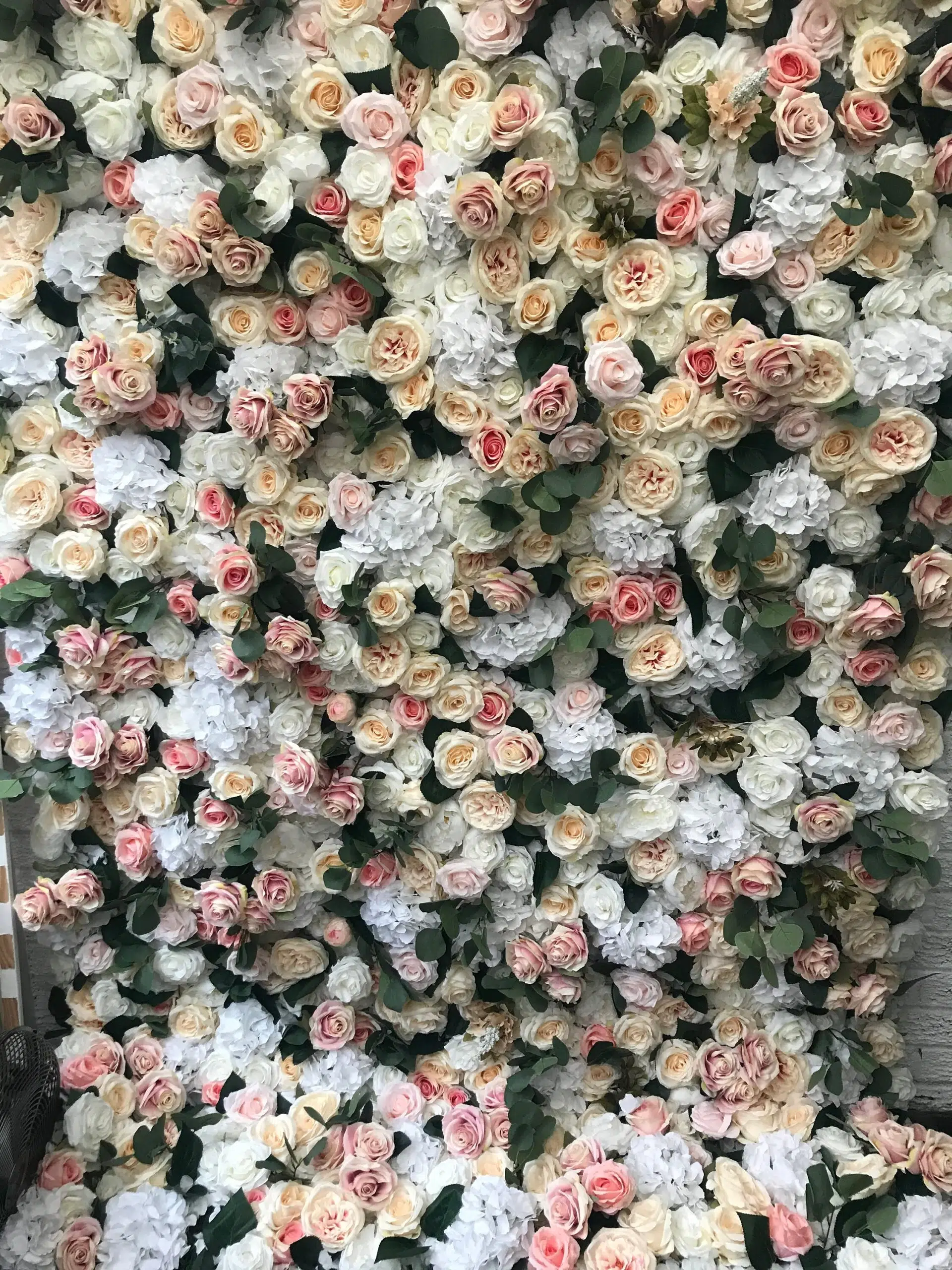 IVY CRUZ Flower Walls, Floral Arrangements | Commercial and Functions Peach Blush Flower Wall - Image 2
