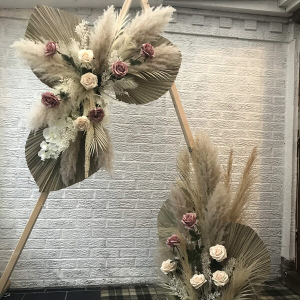 Pampas Flower Arch Arrangement Set