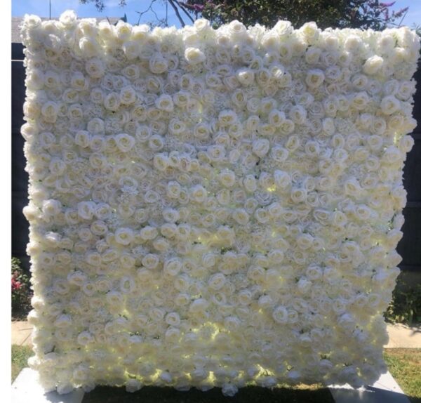 Bridal Wedding Flower Wall