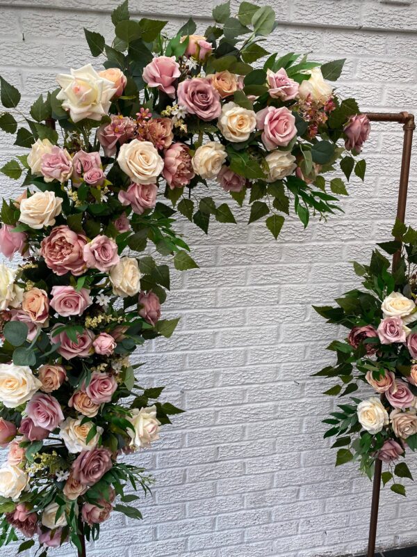 Vintage Flower Arch Dusty Pink Garland - Image 2