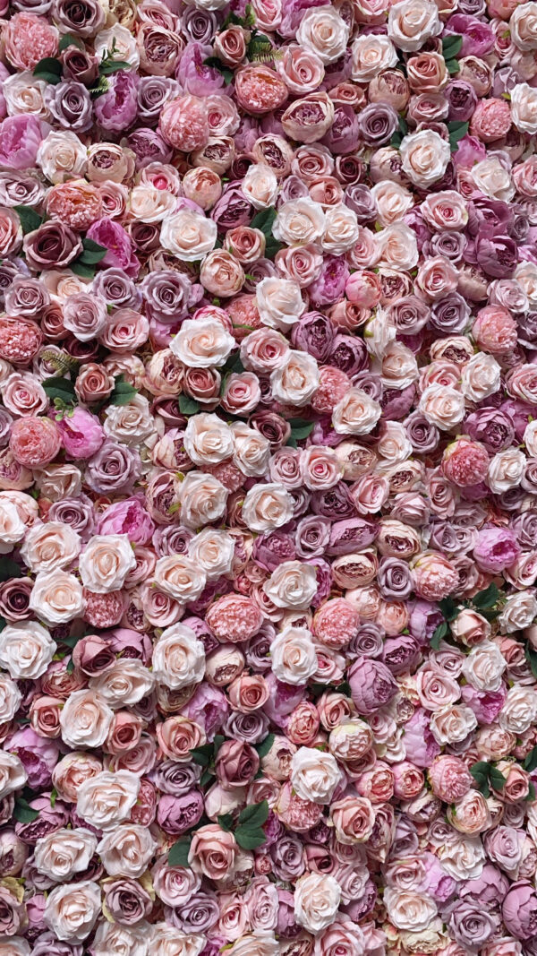 Pink and Blush Flower Wall Wedding Backdrop