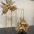 Cream Floral Pampas and Palm Flower Set