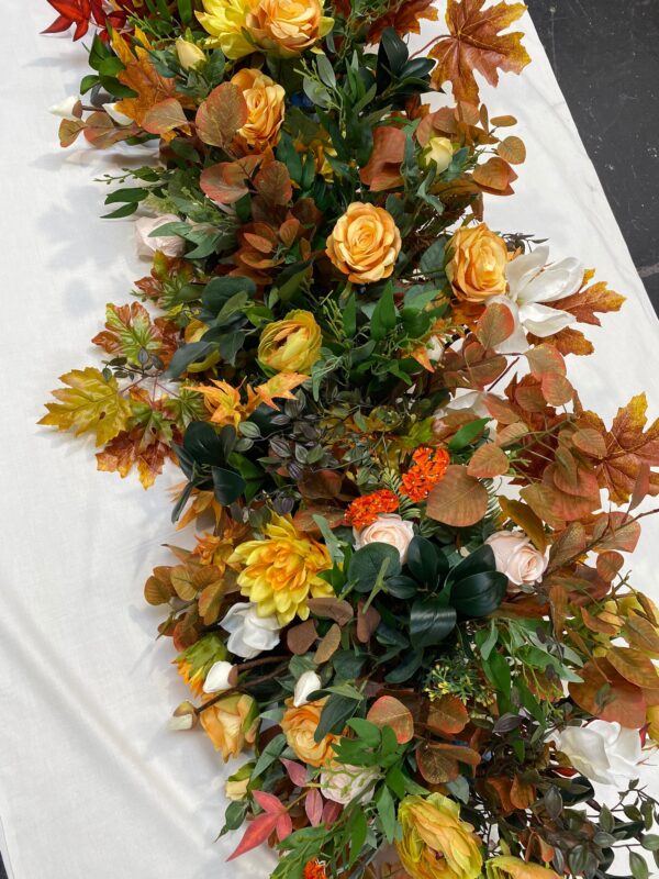 Moody Fall Flower Garland - Image 2