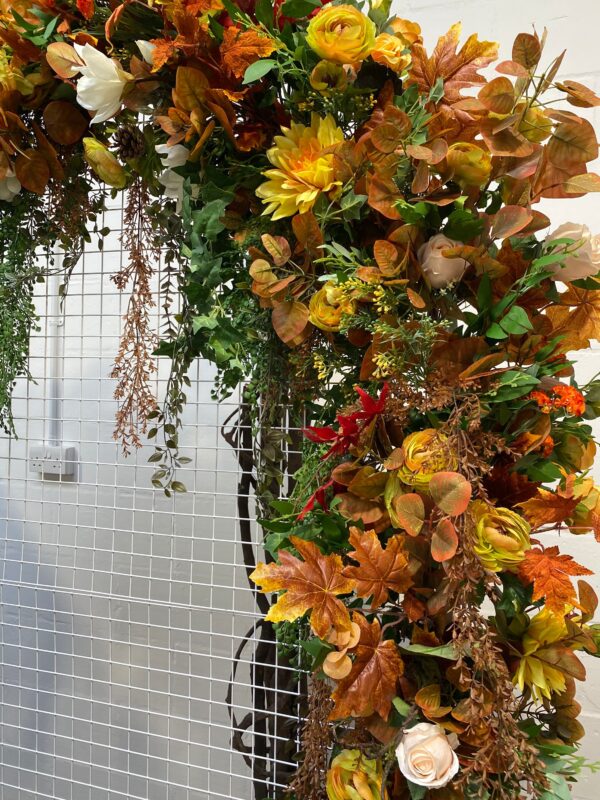 Moody Fall Flower Garland - Image 3