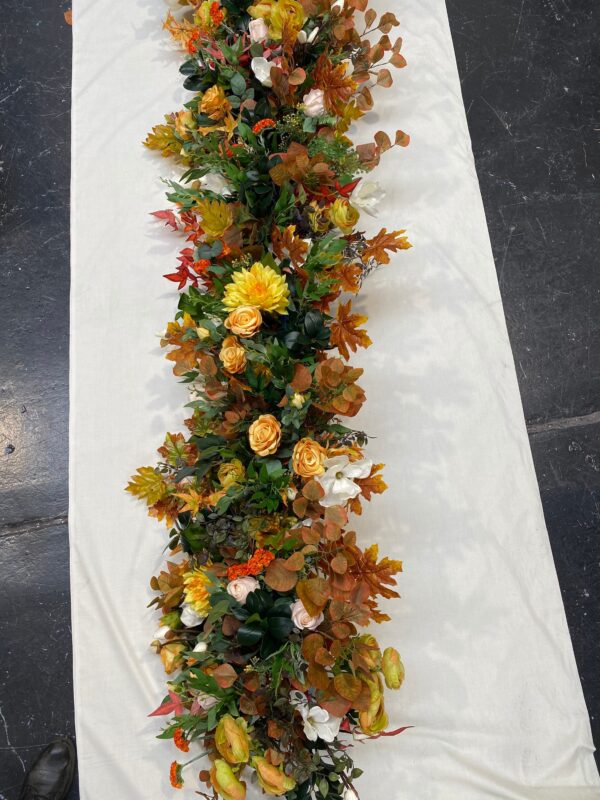 Moody Fall Flower Garland - Image 4