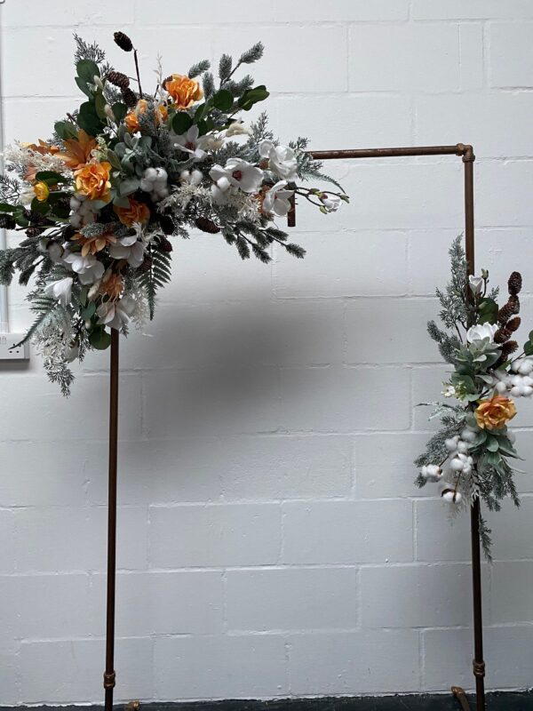 Winter Wedding Swag Flower Arrangements - Image 5