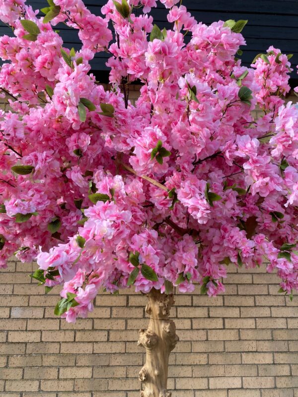 Faux Pink Cherry Blossom Tree - Image 3