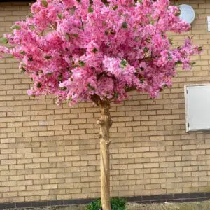 Faux Pink Cherry Blossom Tree