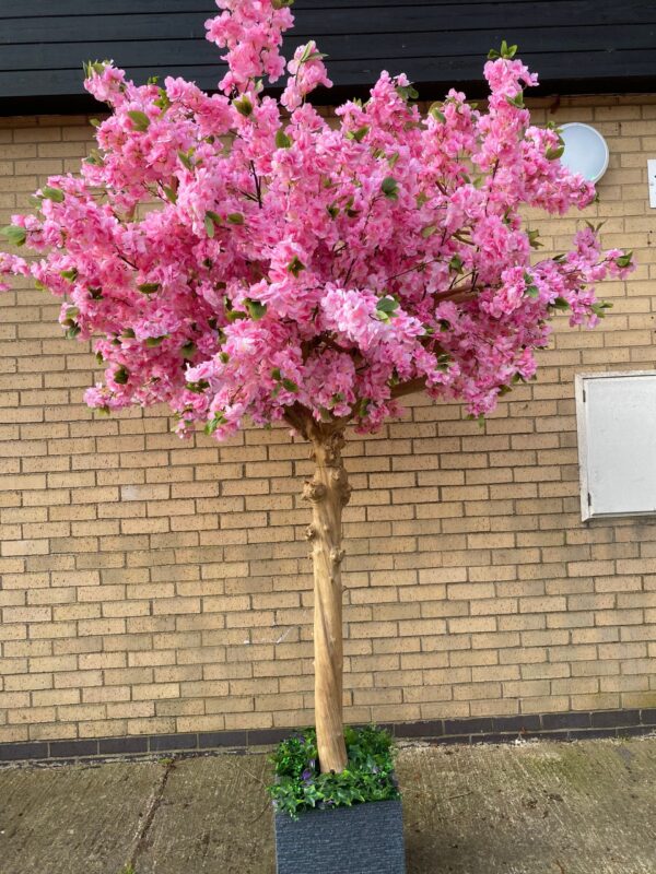 Faux Pink Cherry Blossom Tree