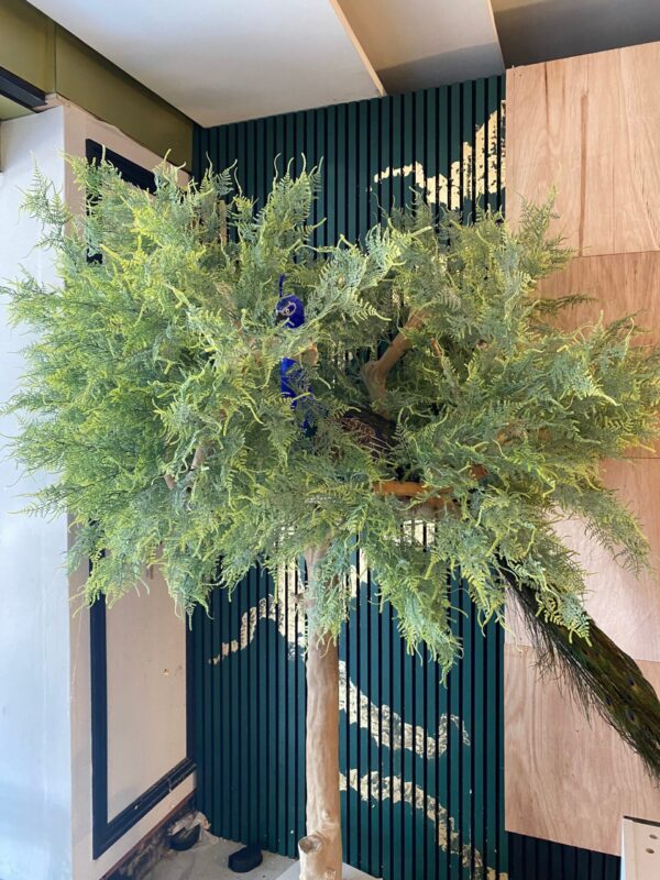 Faux Artificial Fern Green Tree - Image 2