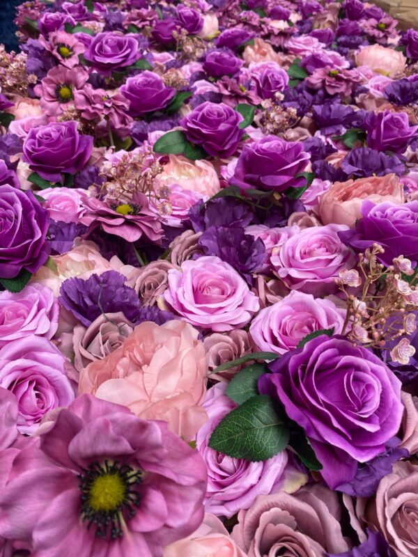 PURPLE Flower Wall - Wedding Backdrop - Image 5