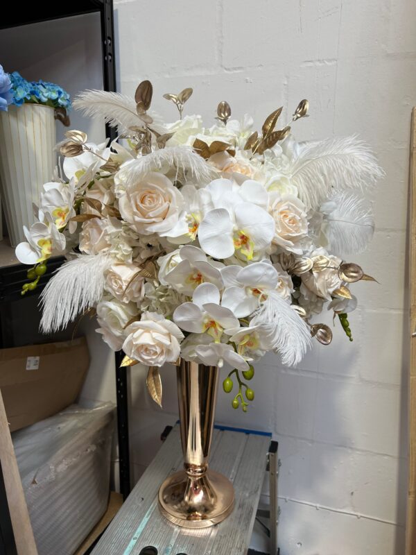 Glam Feather Orchid Centrepiece - Image 2