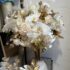 Glam Feather Orchid Centrepiece - 65 cms