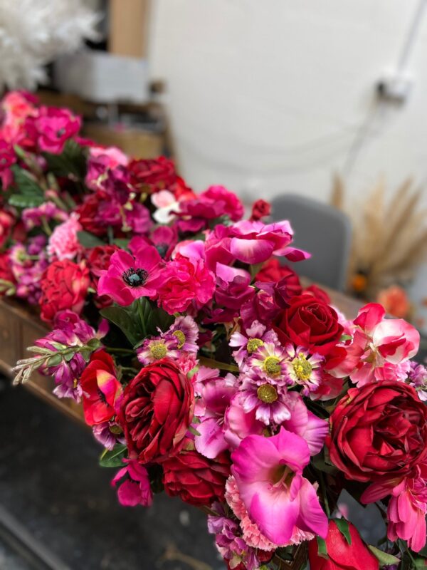 Hot Pink Flower Garland - Fuchsia Pink Flower Garland