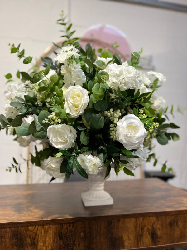 Classic Flower Urn Arrangement Wedding Centrepiece - Image 6