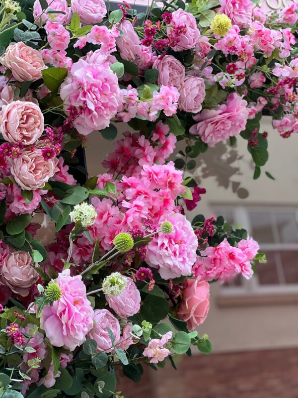 LUXE Pink Shop Flower Garland - Image 5