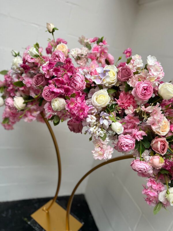 Pink Wedding Flower Centrepiece - Image 3