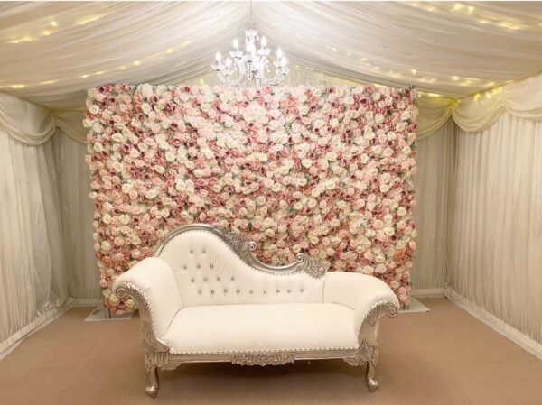 Pink Blush Flower Wall - Wedding Backdrop