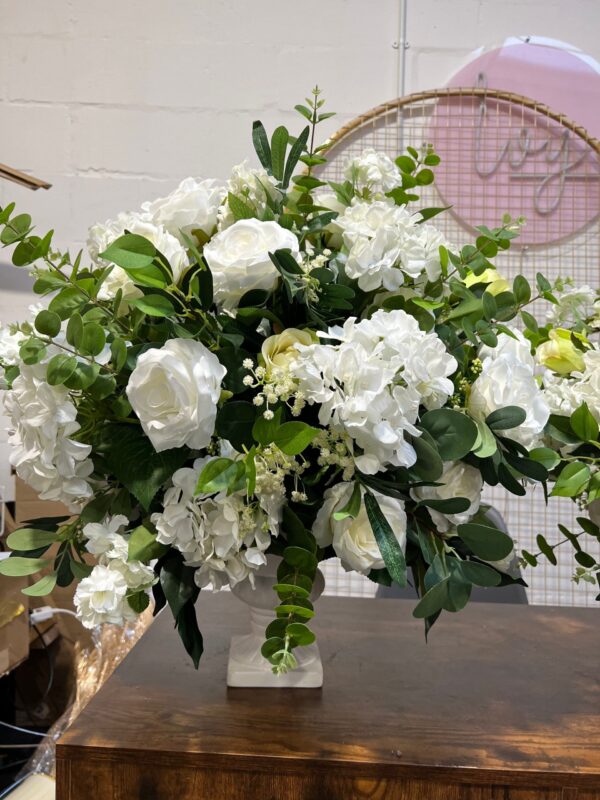 Classic Flower Urn Arrangement Wedding Centrepiece - Image 2