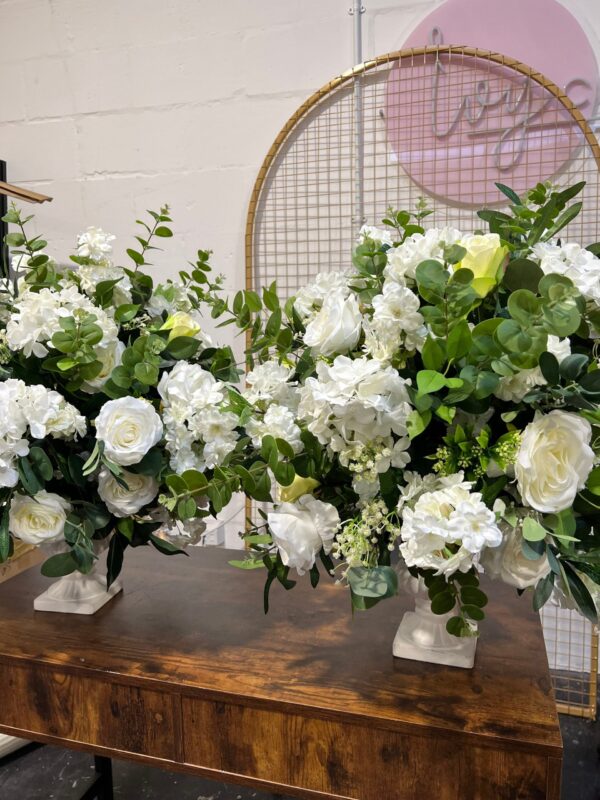 Classic Flower Urn Arrangement Wedding Centrepiece - Image 7