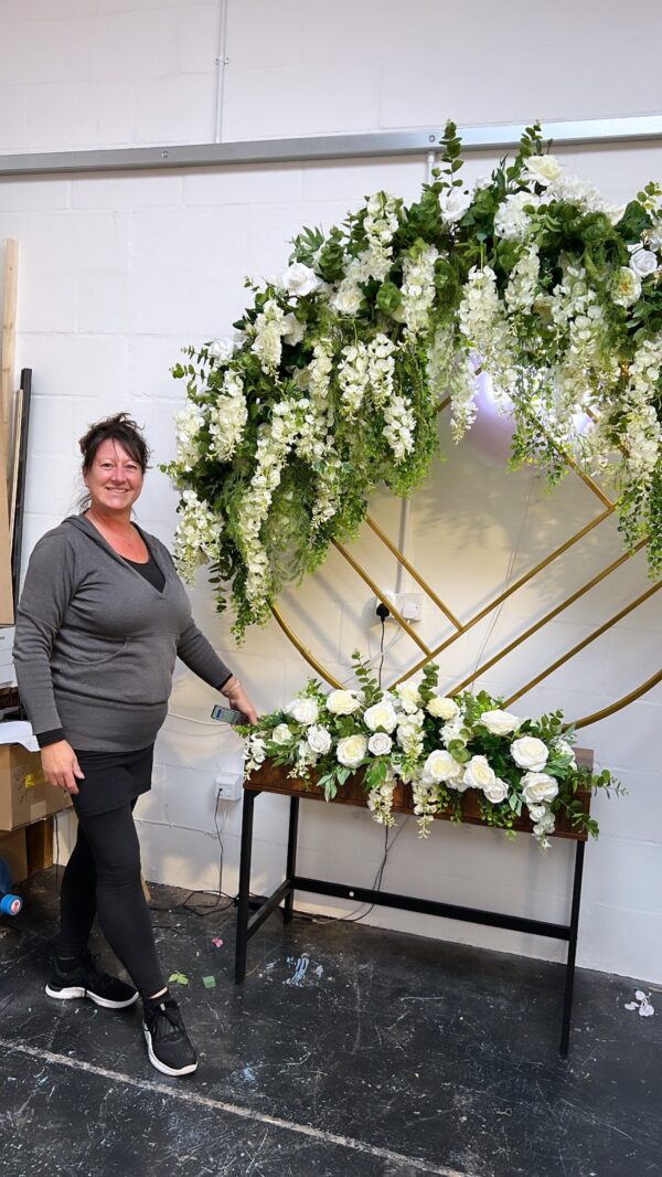 LUXE Wisteria Wedding Flower Garland Decor - Image 6