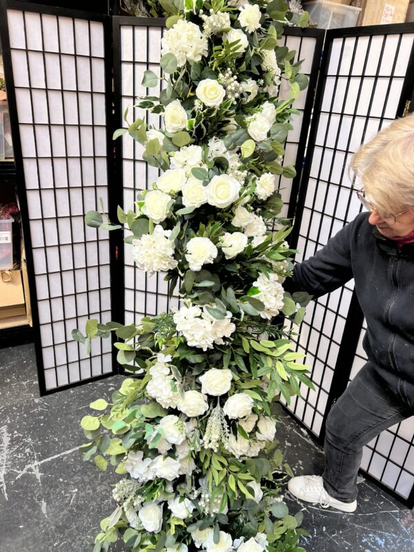 Wedding Ground Flower Arch Aisle Runner - Image 5