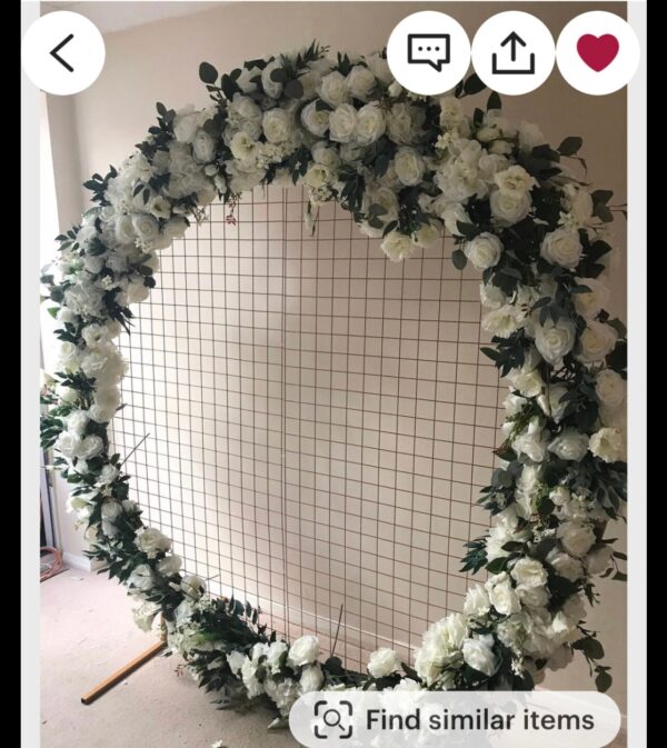 Eucalyptus and Rose XL Flower Garland - Image 5